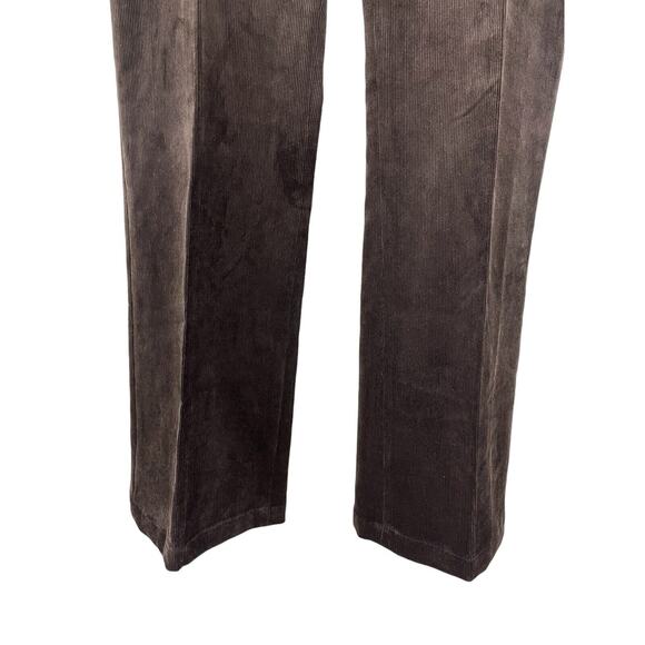 Chelsea & Theodore Womens Pants Brown Size 4 Corduroy Polyester Blend Straight - Picture 10 of 10